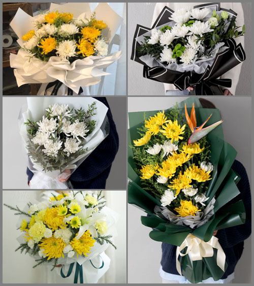 安徽滁州市凤阳县府城镇蔡庄村白事花束代送